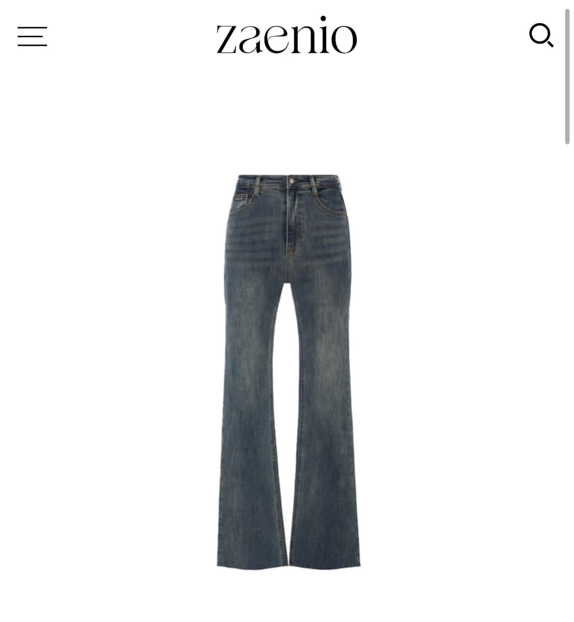 제니오 blue gray washing bootscut 상품이미지1