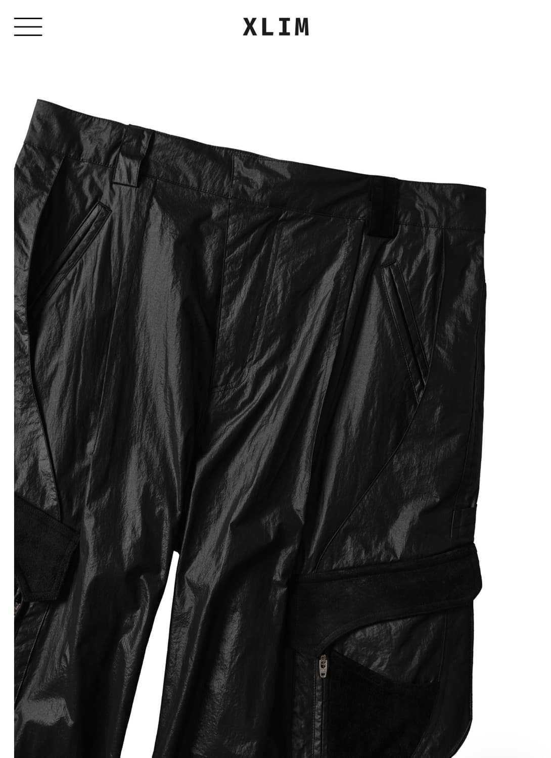 EP.7 04 TROUSERS COLOR : GLOSSY BLACK 상품이미지3