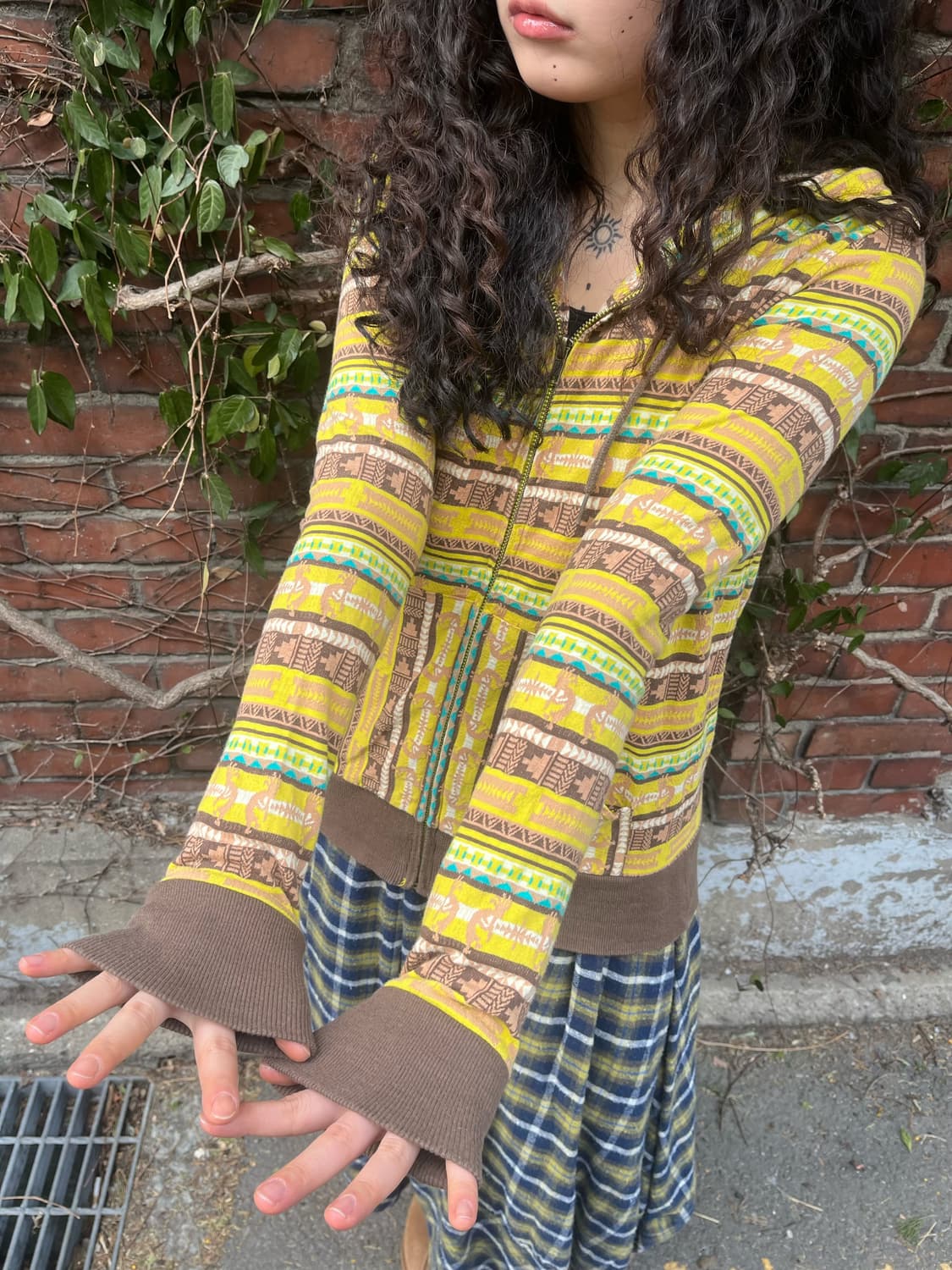 Titicaca 코코펠리 줄무늬 후드집업 상품이미지3