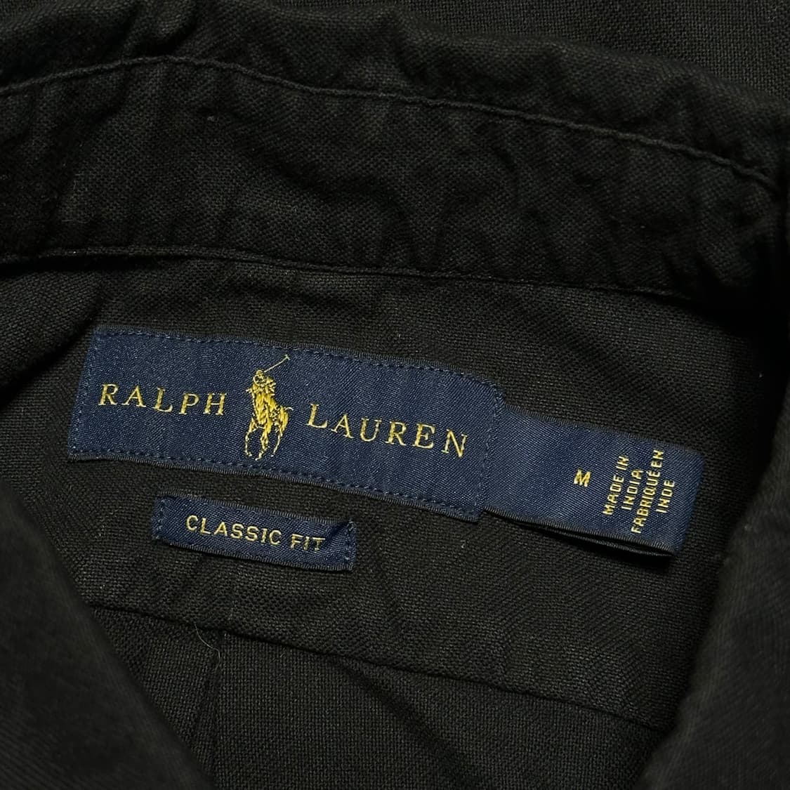 M 폴로랄프로렌 클래식핏 블랙 셔츠 상품이미지4