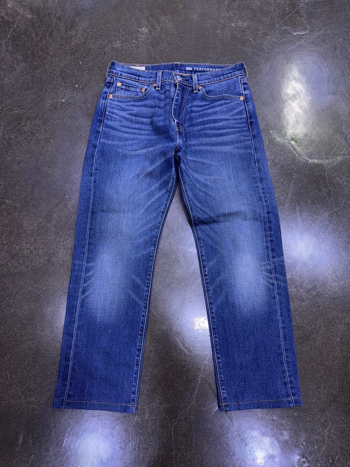 리바이스 505 프리미엄 빅E 약기모 워싱 레귤러 데님팬츠 30 상품이미지1