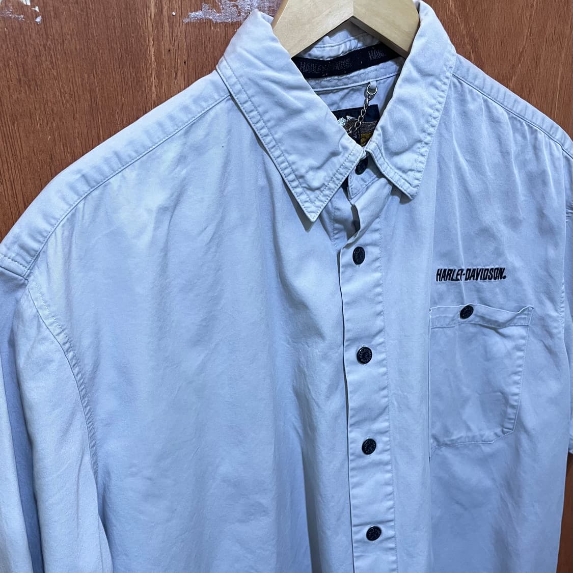 (L) Harley Daividson 할리데이비슨 포켓 셔츠  상품이미지8