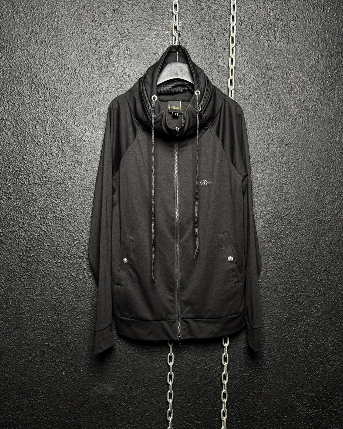 Roen – Skull Leather Patch Zip Hoodie 상품이미지4