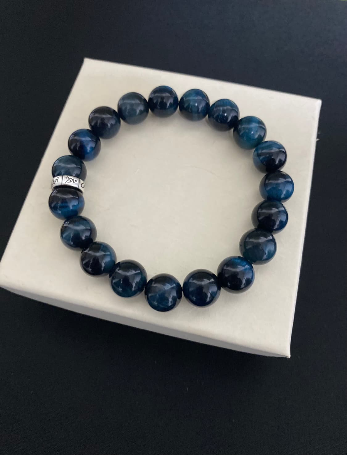 다크 블루 호안석 팔찌 10mm 상품이미지4