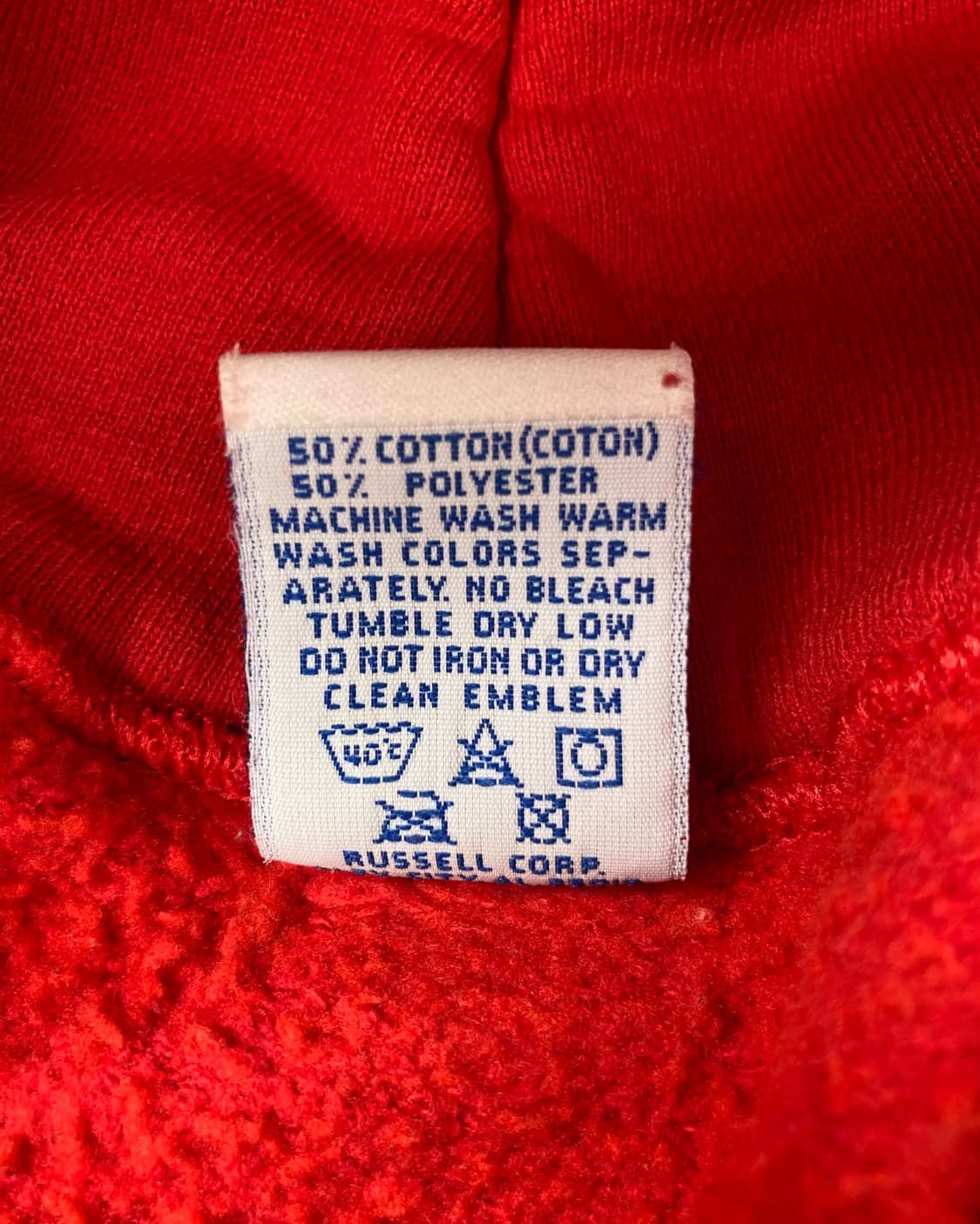 90s Russell Hoodie (red) 상품이미지4