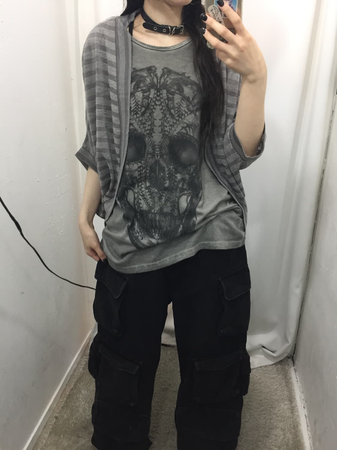 스컬 프린팅 코디 🕶️ 상품이미지1