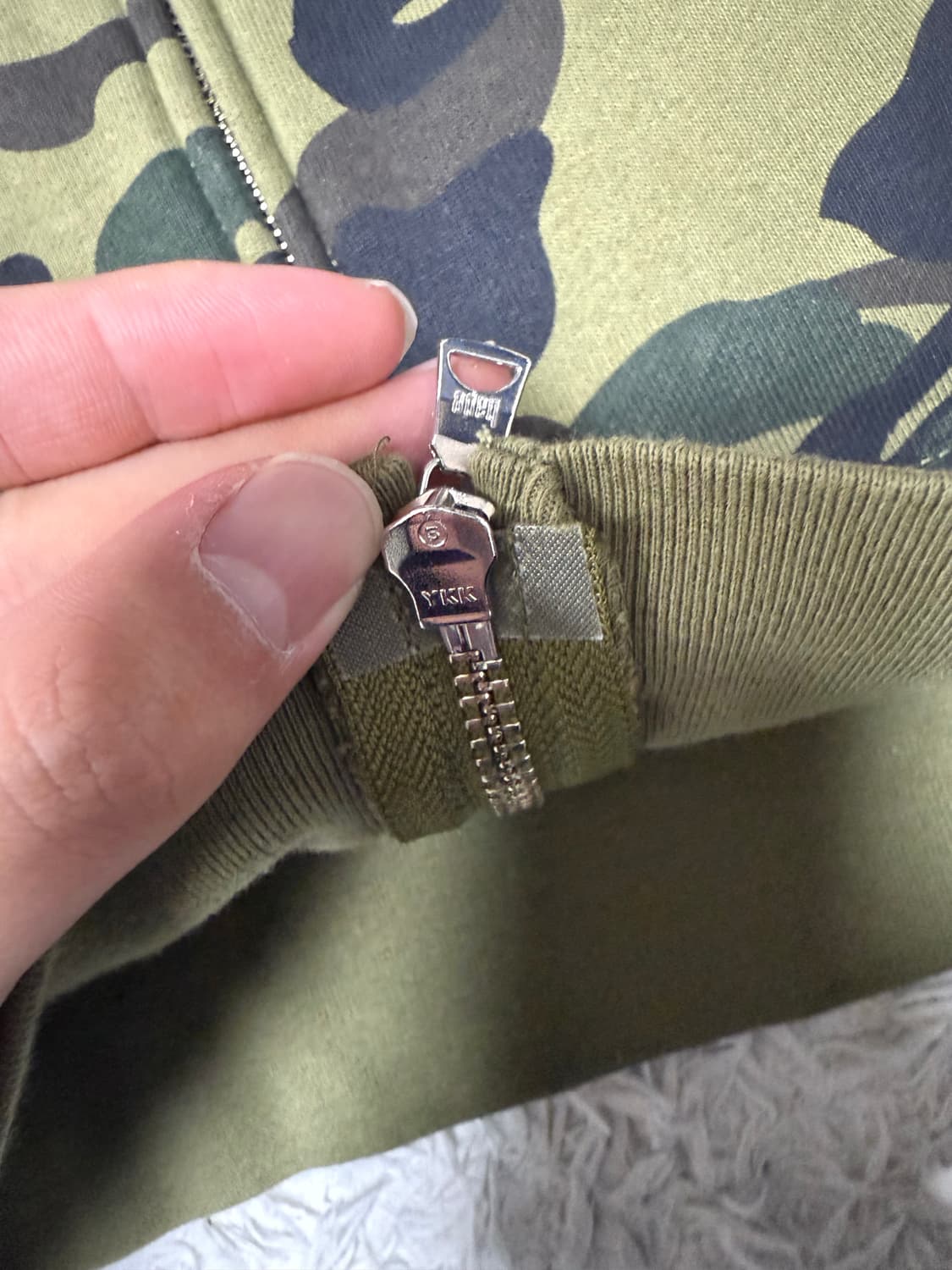 (2xl)베이프 카모 후드집업 녹계 상품이미지4