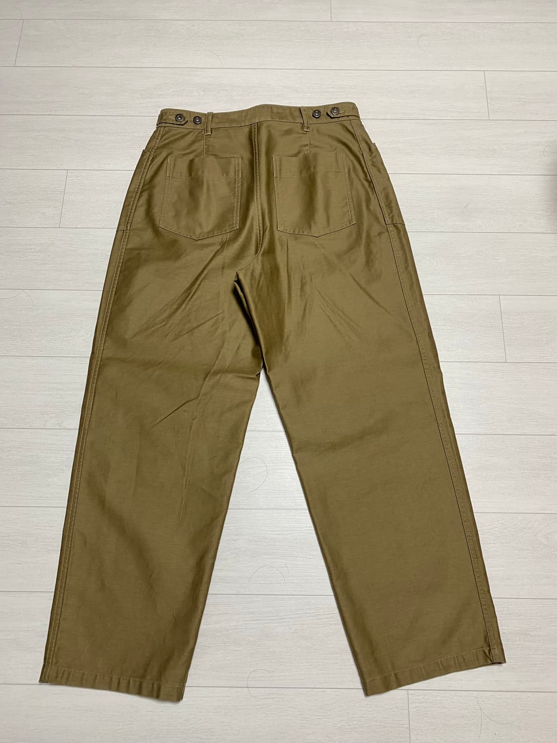 러프사이드 25fw 덱팬츠 카키베이지 2 상품이미지2