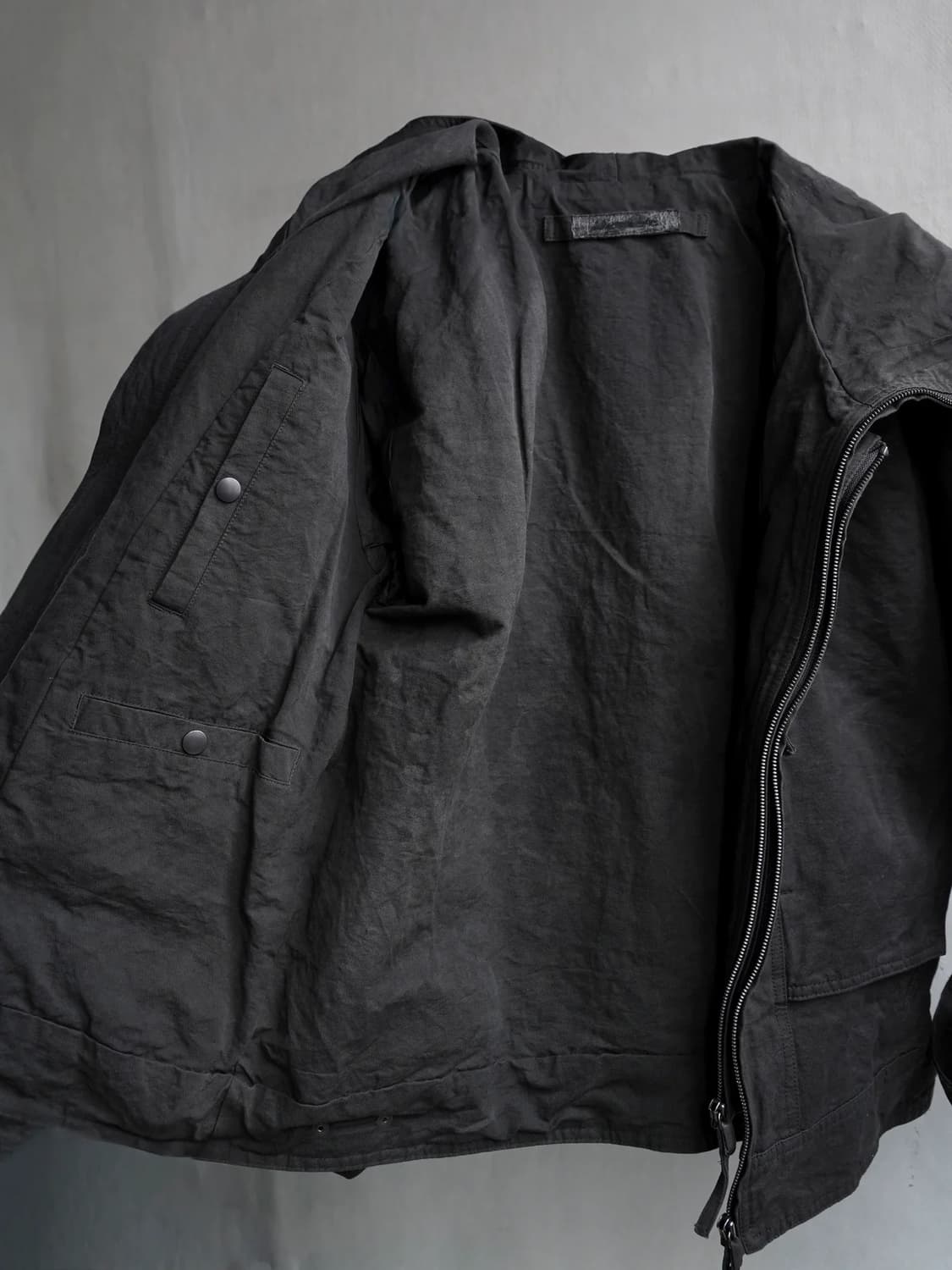 블랙멀 더블 프론트 후드 파카 잉크 L 라지 상품이미지4