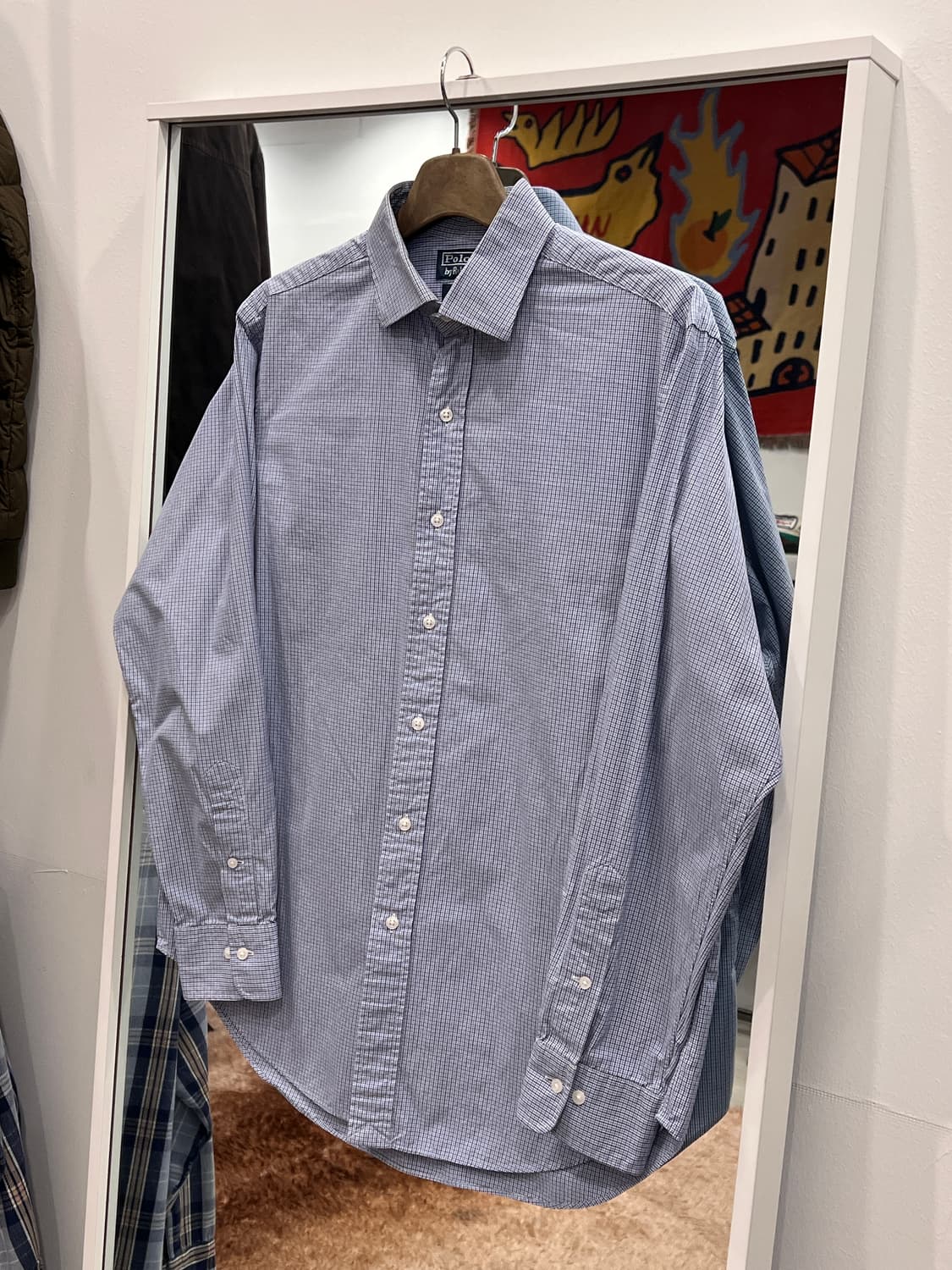 Polo RL 폴로 랄프로렌 REGENT CLASSIC 잔체크 셔츠 상품이미지1