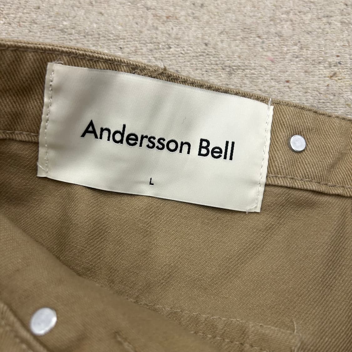 앤더슨벨 스웨이드 카펜터팬츠 상품이미지3