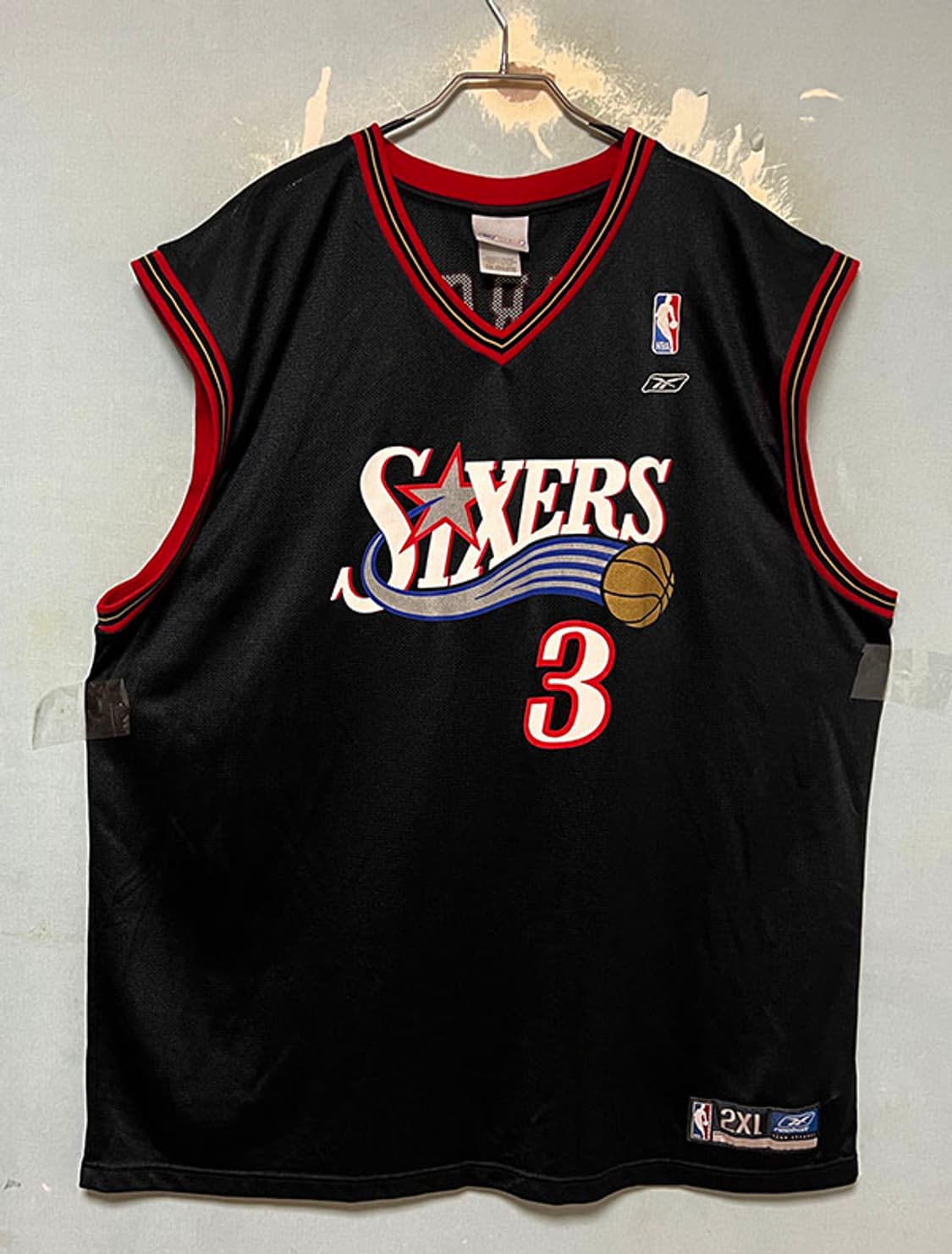 리복 NBA 필라델피아 식서스 앨런 아이버슨 져지 남자 4XL 120 상품이미지1