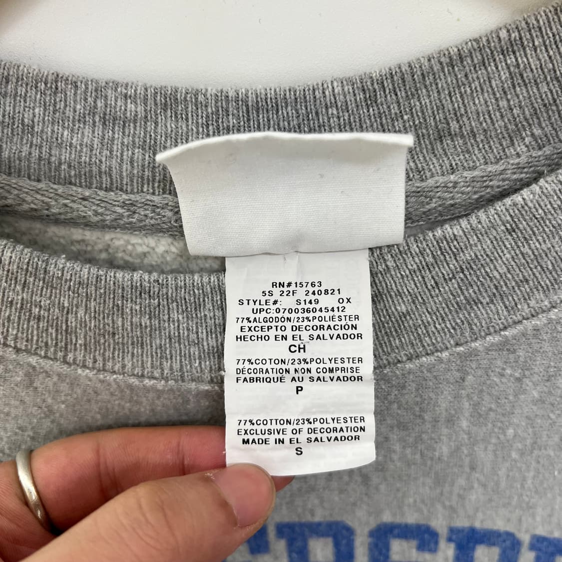 Champion 챔피온 리버스위브 블루택 맨투맨 상품이미지8