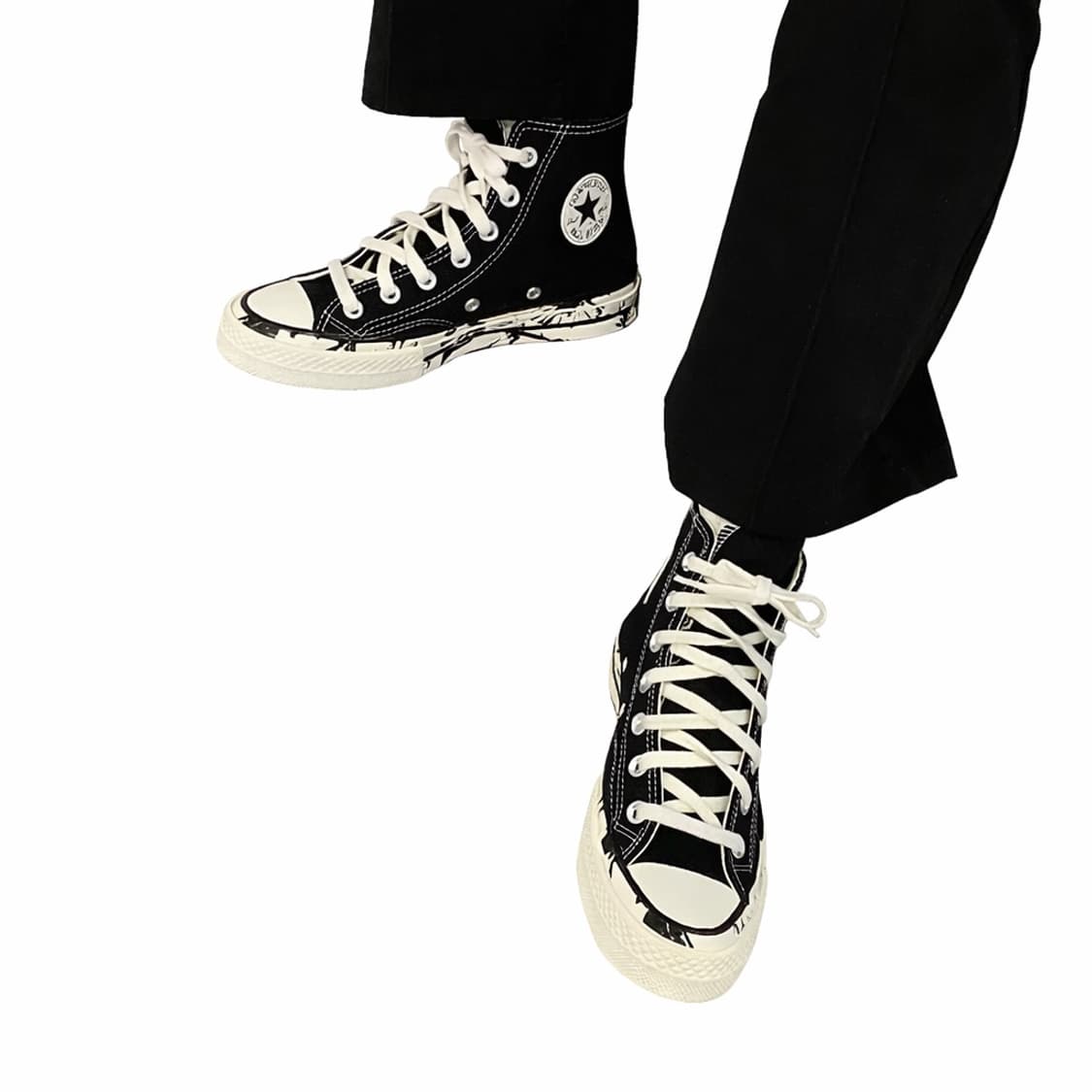 (Converse) 컨버스 척 70 하이 하이브리드 플로랄 블랙 상품이미지4