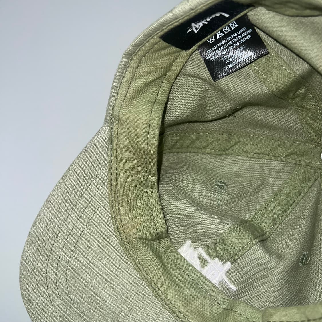 스투시 스탁 로우 프로 볼캡 라이트올리브 상품이미지5