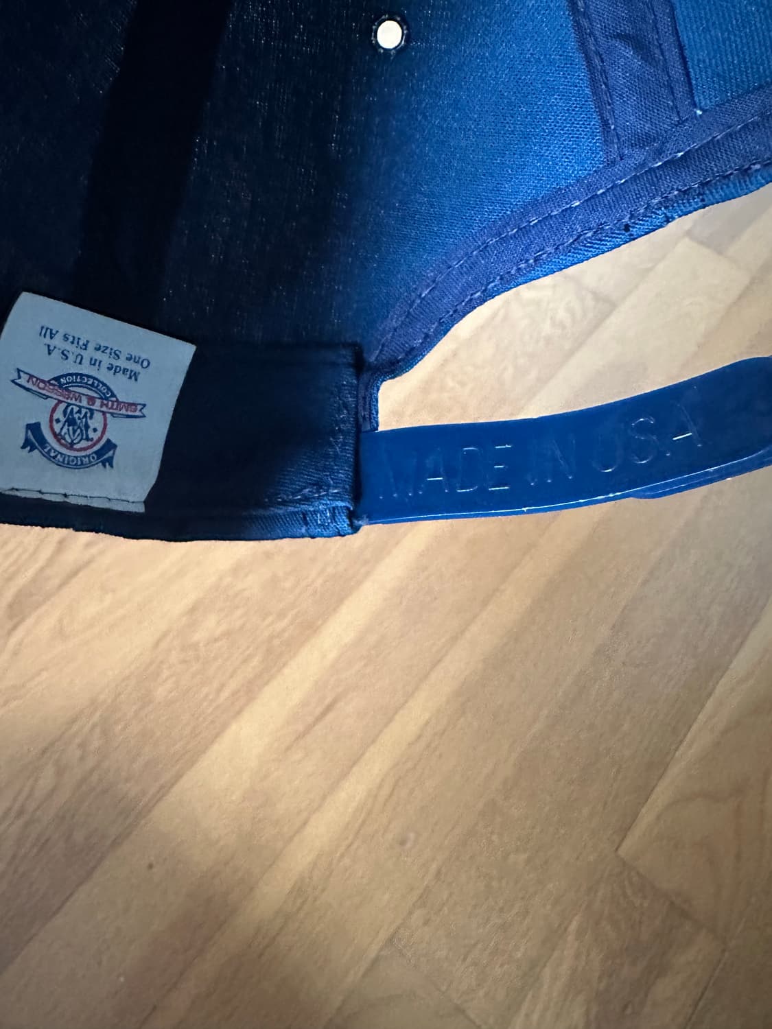 [OS] 빈티지 스미스앤웨슨 모자 네이비 상품이미지4