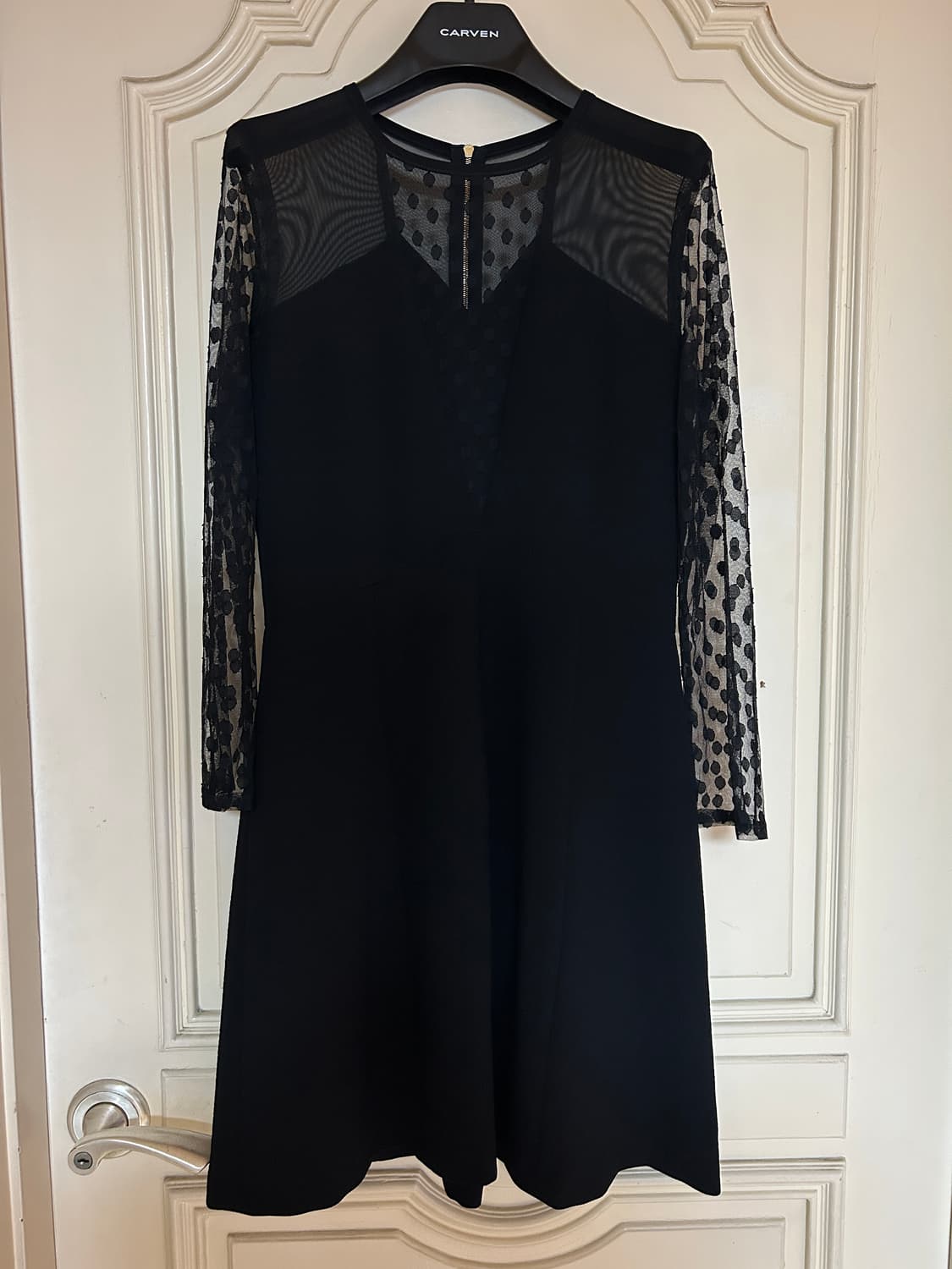 산드로 시스루 원피스 상품이미지1