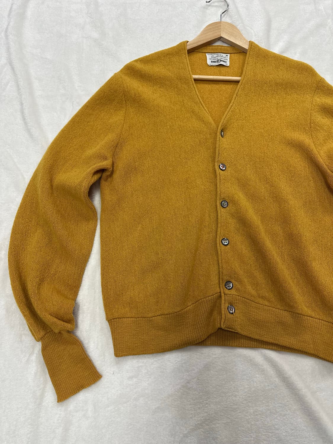 (XL)1960s 로버트브루스 X 아놀드파머 알파카 가디건 상품이미지4