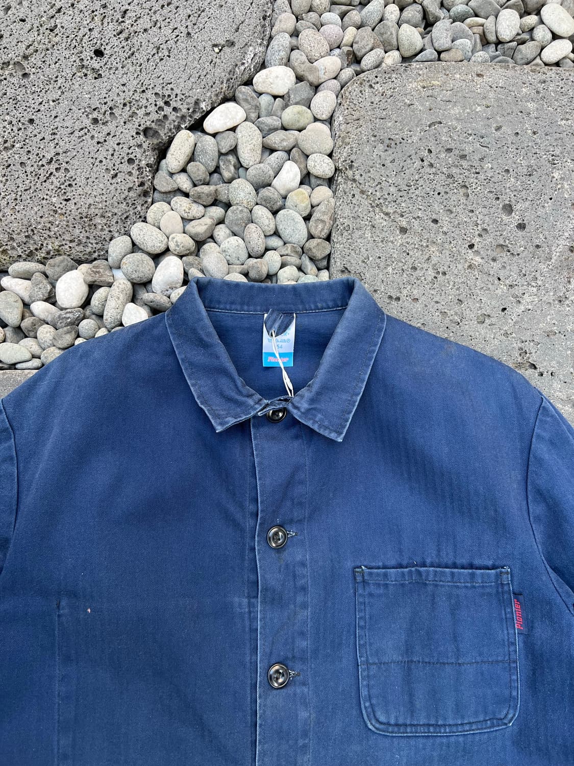 HARD FADED OLD VINTAGE HBT 헤링본트윌 프렌치워크자켓 상품이미지6