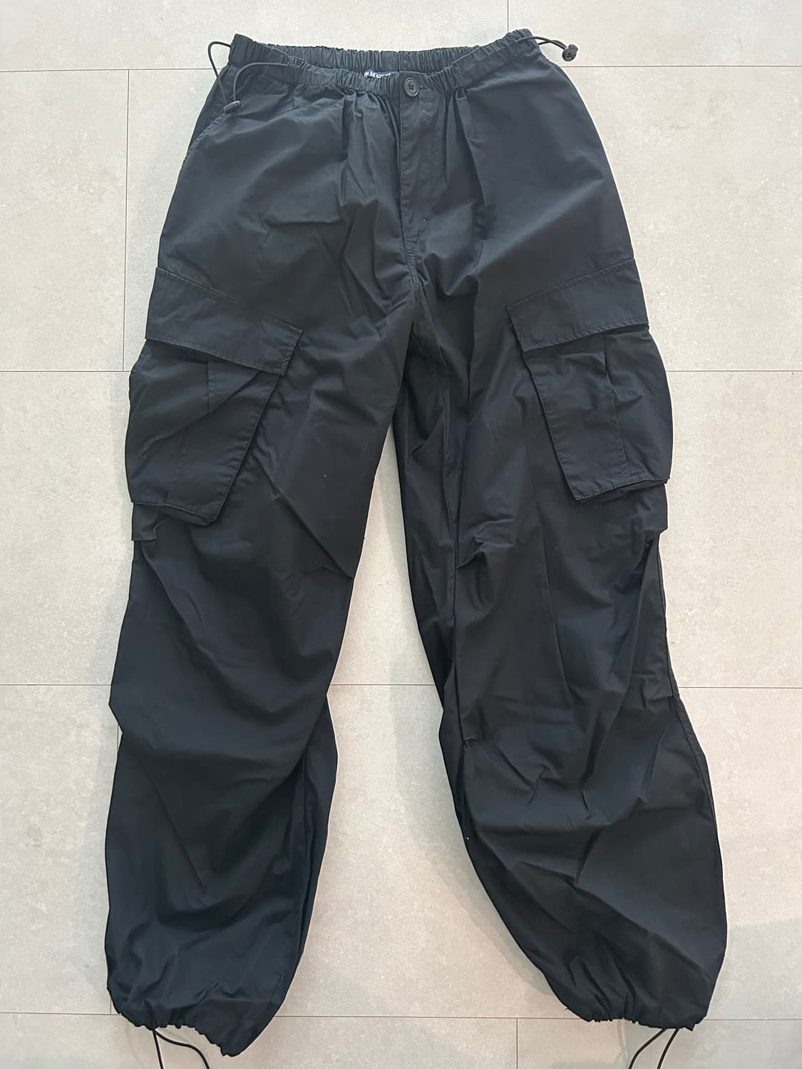 에즈이프캘리 르세라핌 카고바지 블랙 상품이미지1