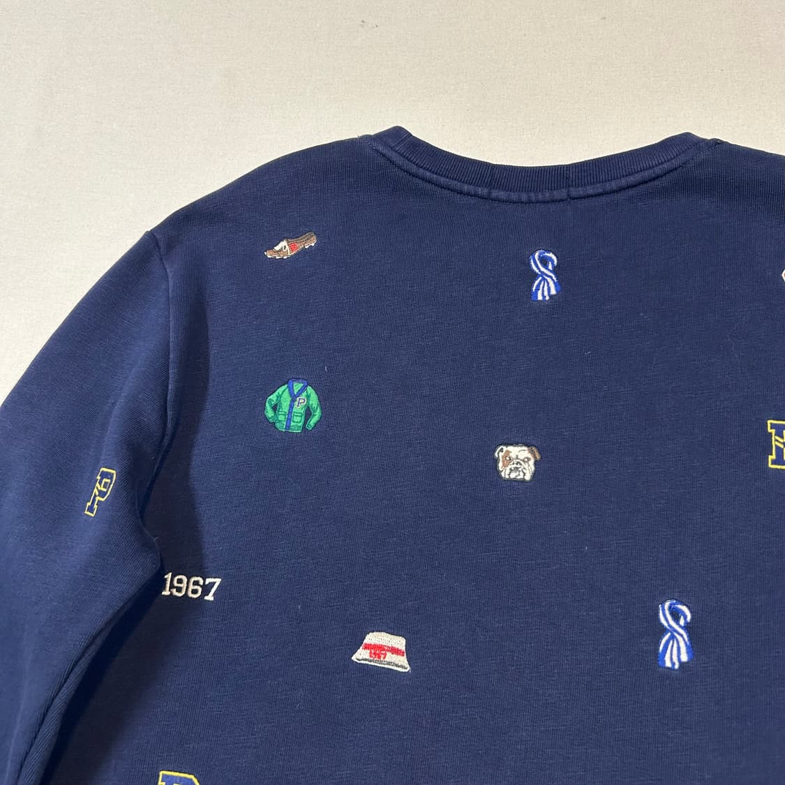 M) 폴로 랄프로렌 네이비 엠브로이드 자수 맨투맨 상품이미지6