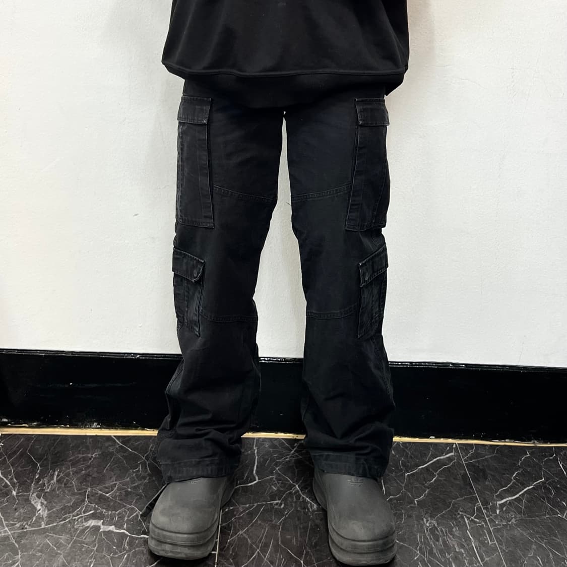 스투시 립스탑 서플러스 카고 팬츠 블랙 상품이미지2