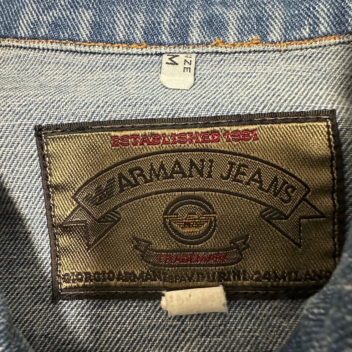 ARMANI JEANS denim jacket 상품이미지5