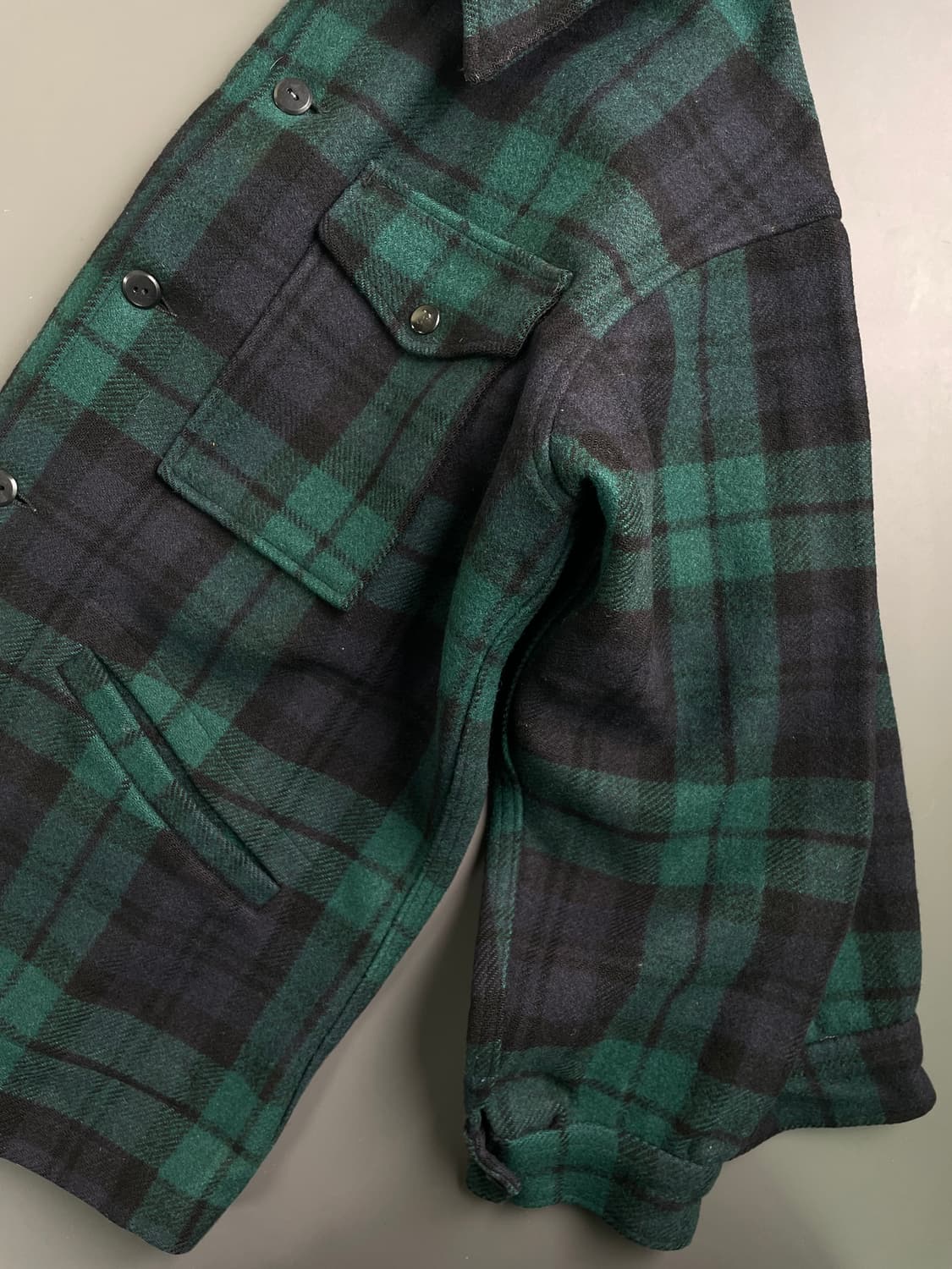 [M] 펜들턴 PELDLETON 블랙와치 퓨어 버진 울 셔츠 상품이미지5