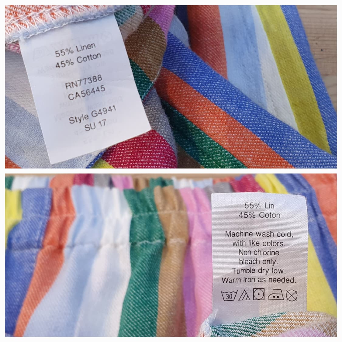 55/66.J.Crew 린넨 밴딩스커트 
 상품이미지5