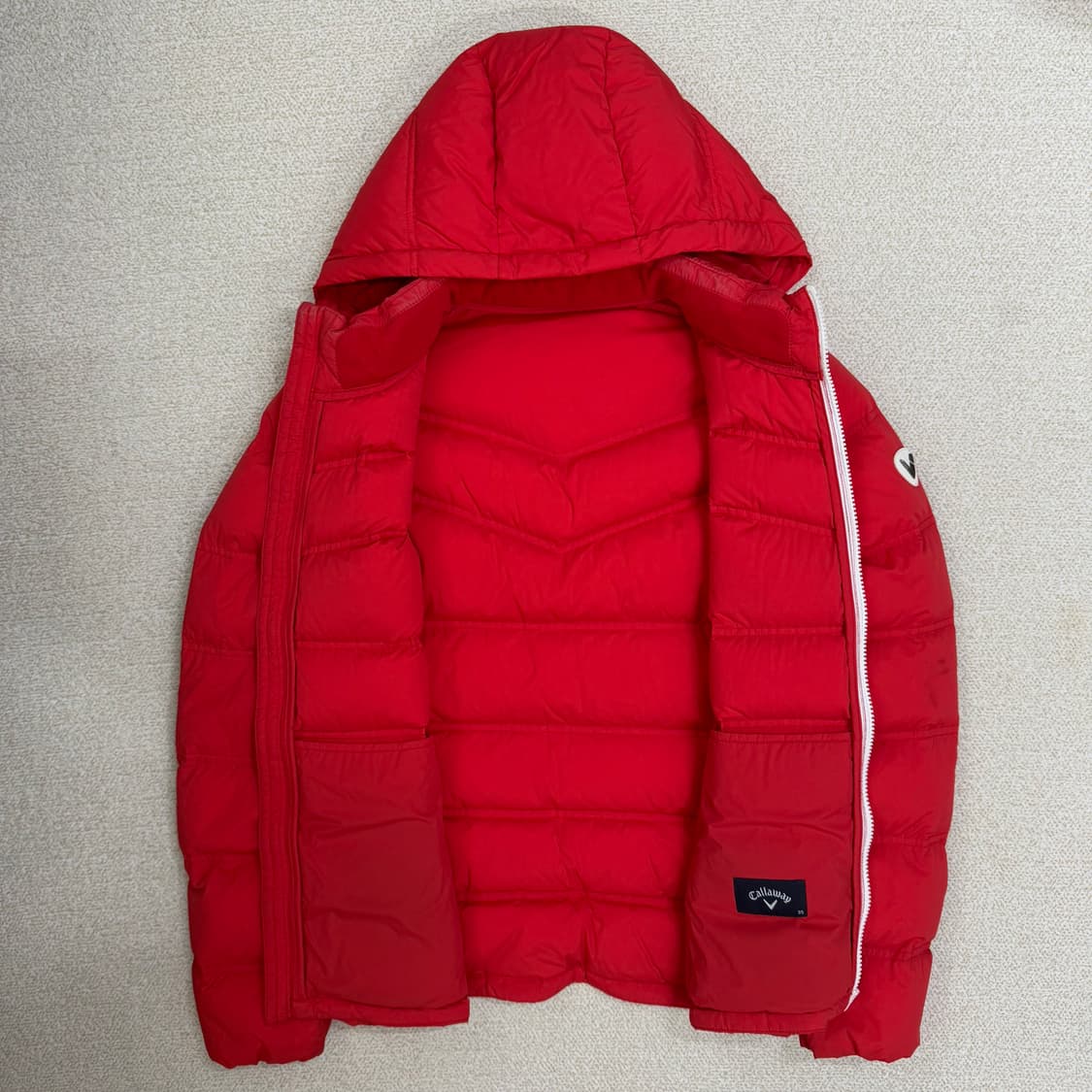 [95] 캘러웨이 골프 후드 거위털 구스다운 경량 패딩 1810 상품이미지3