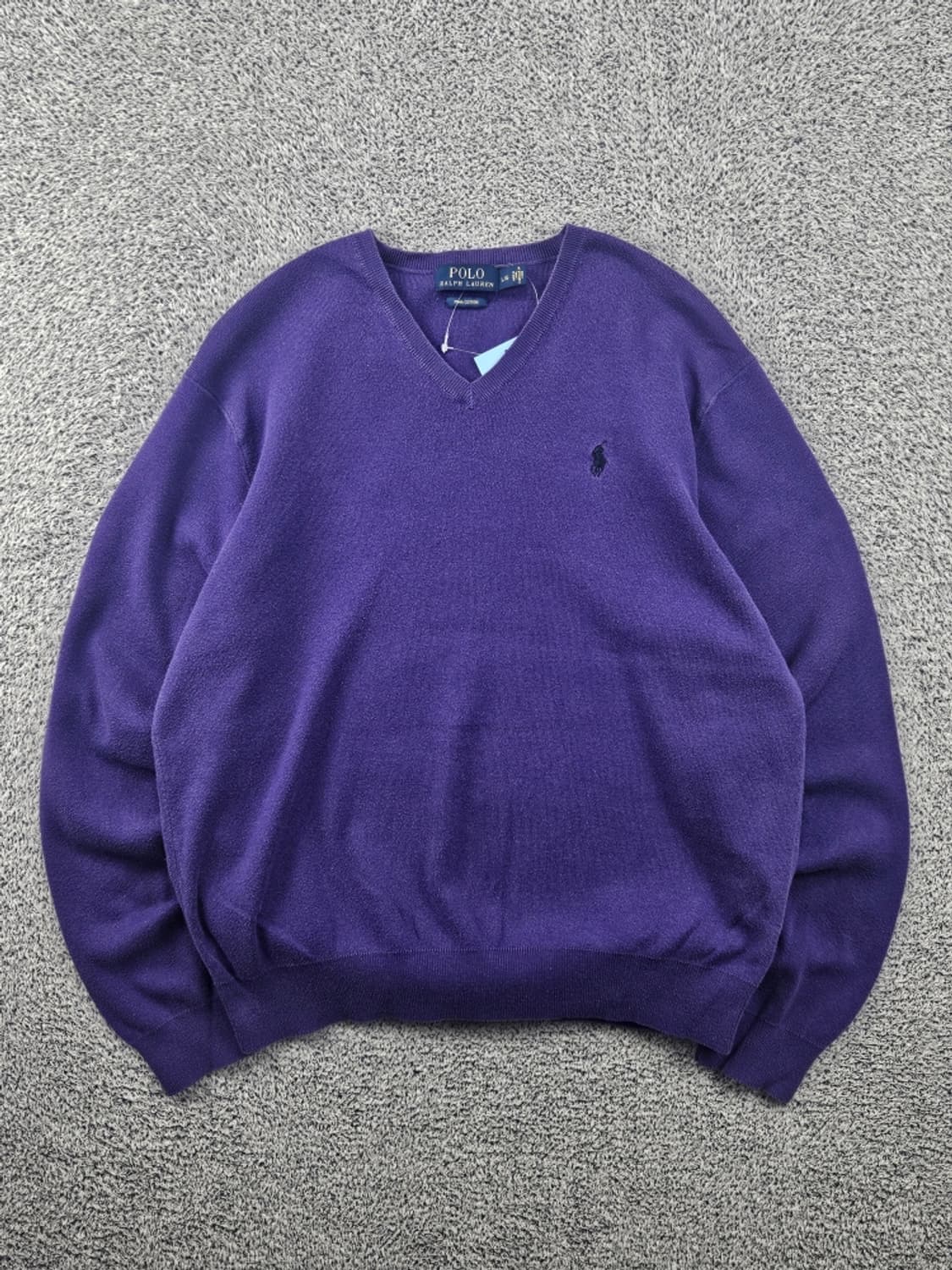 폴로랄프로렌 브이넥 피마코튼 니트 스웨터 ( L ) / 11601 상품이미지1