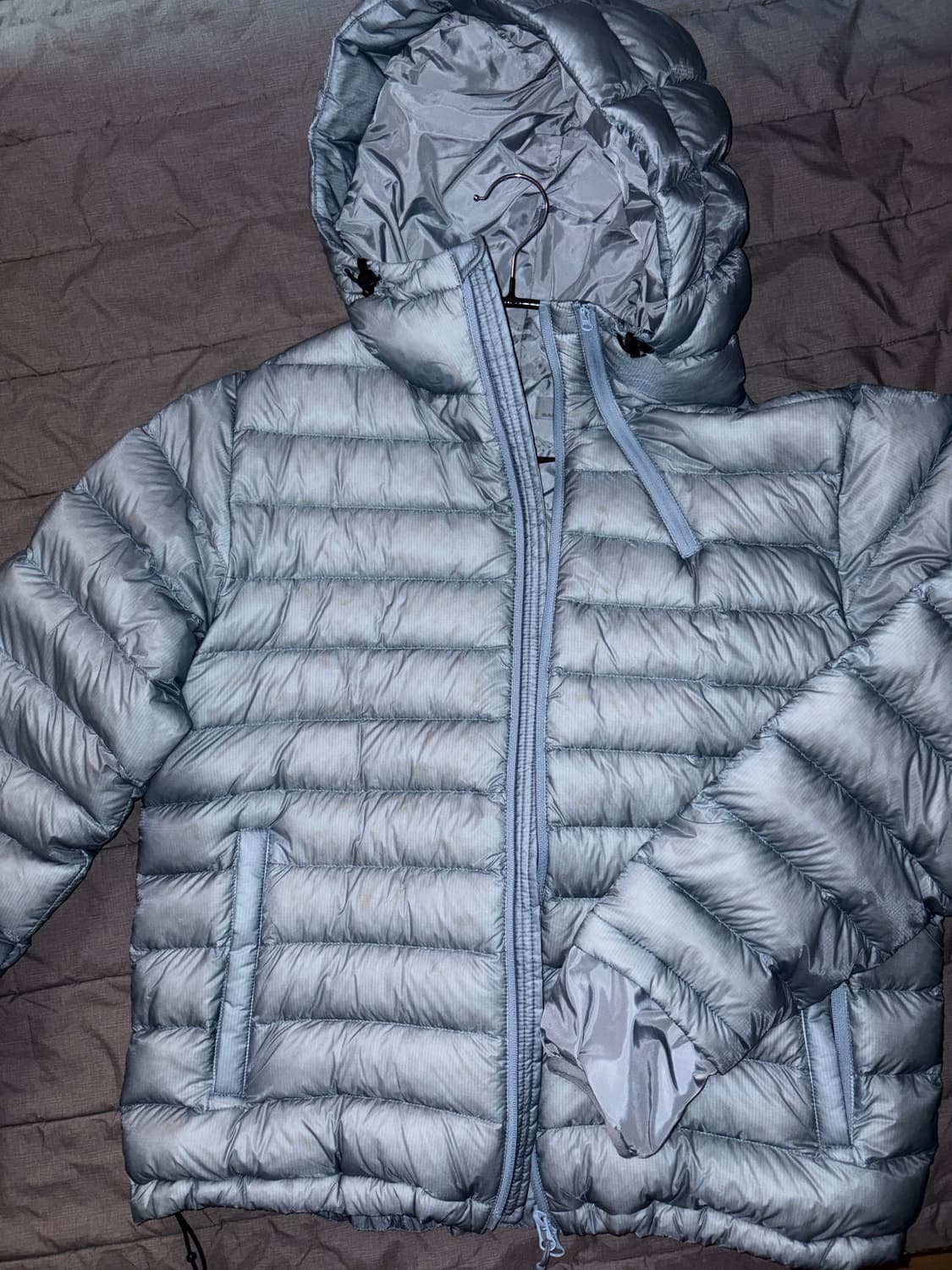 산산기어 서픽스 푸퍼 자켓 스카이 블루 - 24FW 경량패딩 급처! 상품이미지1