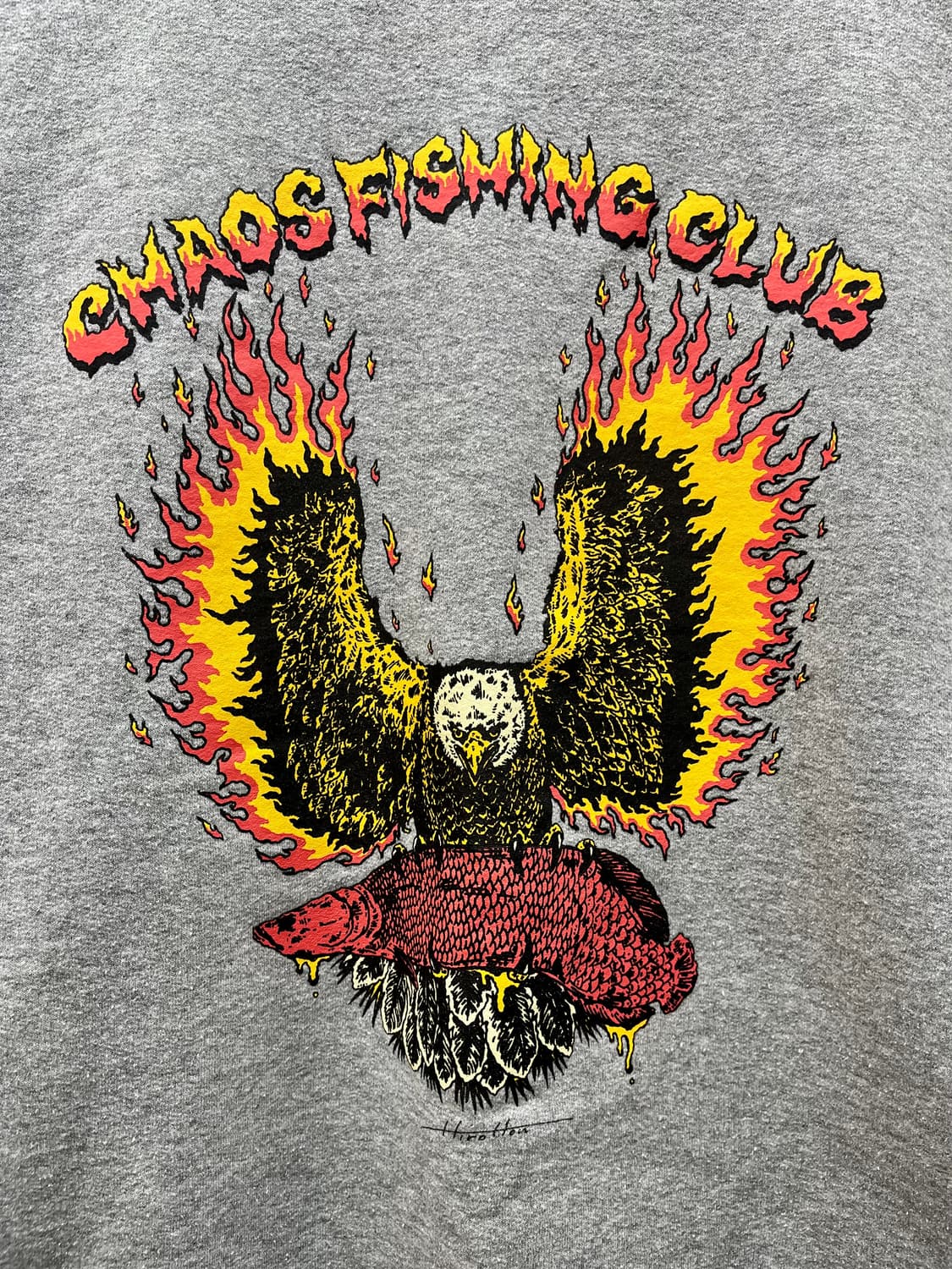 [105] 카오스피싱클럽 by BEAMS 맨투맨티 상품이미지5