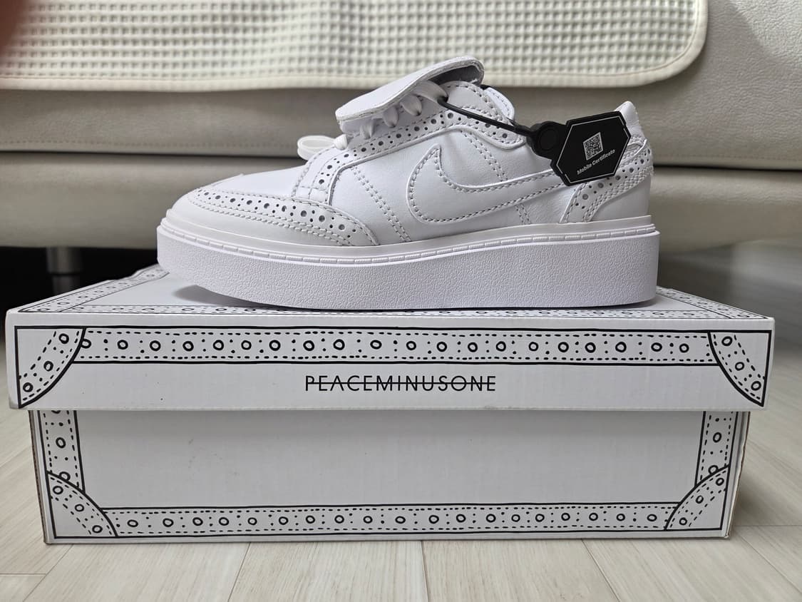 나이키 x 피스마이너스원 퀀도1 화이트 [230, 새상품] 상품이미지4