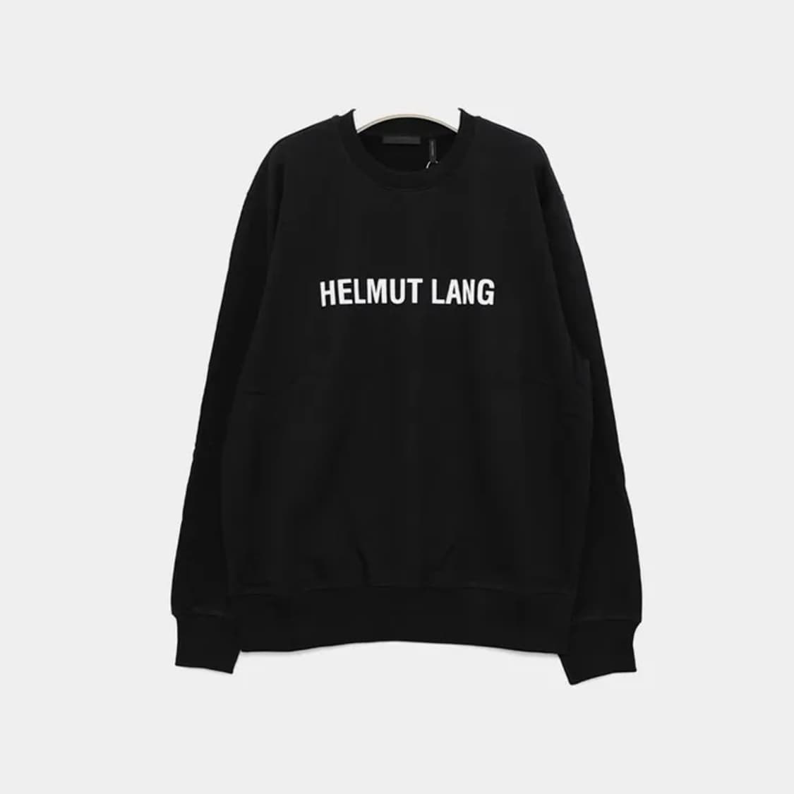🖤 헬무트랭(Helmut Lang) 블랙 크루넥 맨투맨 상품이미지7
