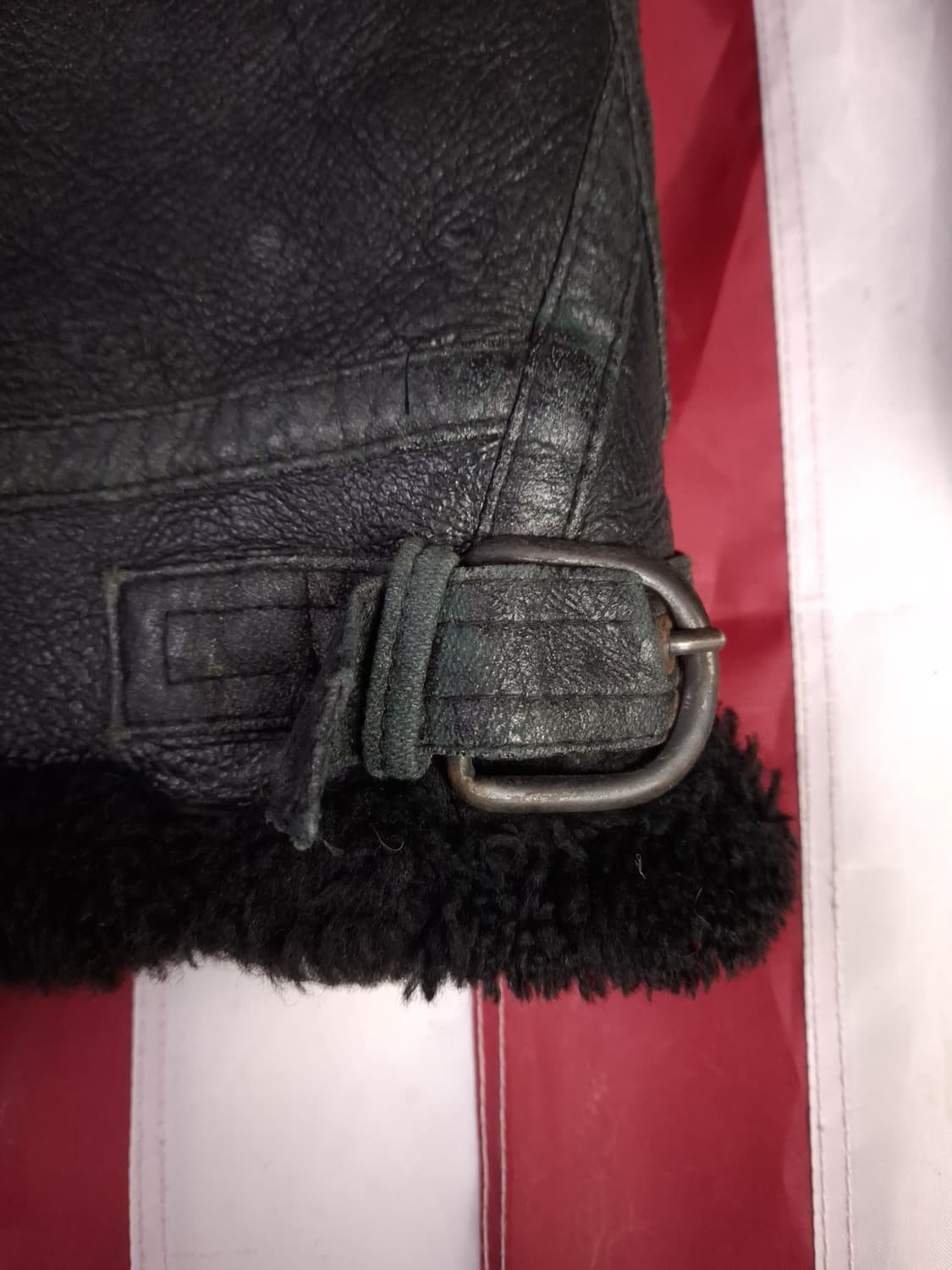 미공군 B-3 TYPE 리얼레더 항공 폭격기 무스탕 상품이미지8