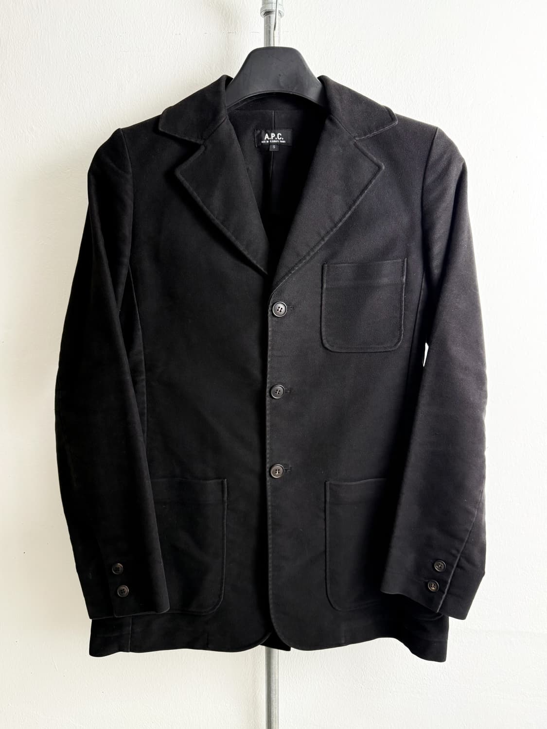 A.P.C. Women's Black Moleskin Jacket 상품이미지2