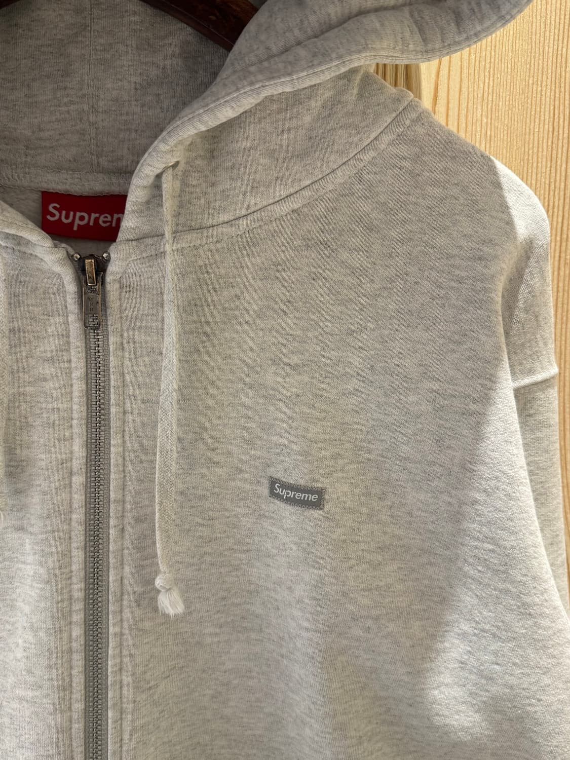 슈프림 스몰 박스로고 후드집업 상품이미지3