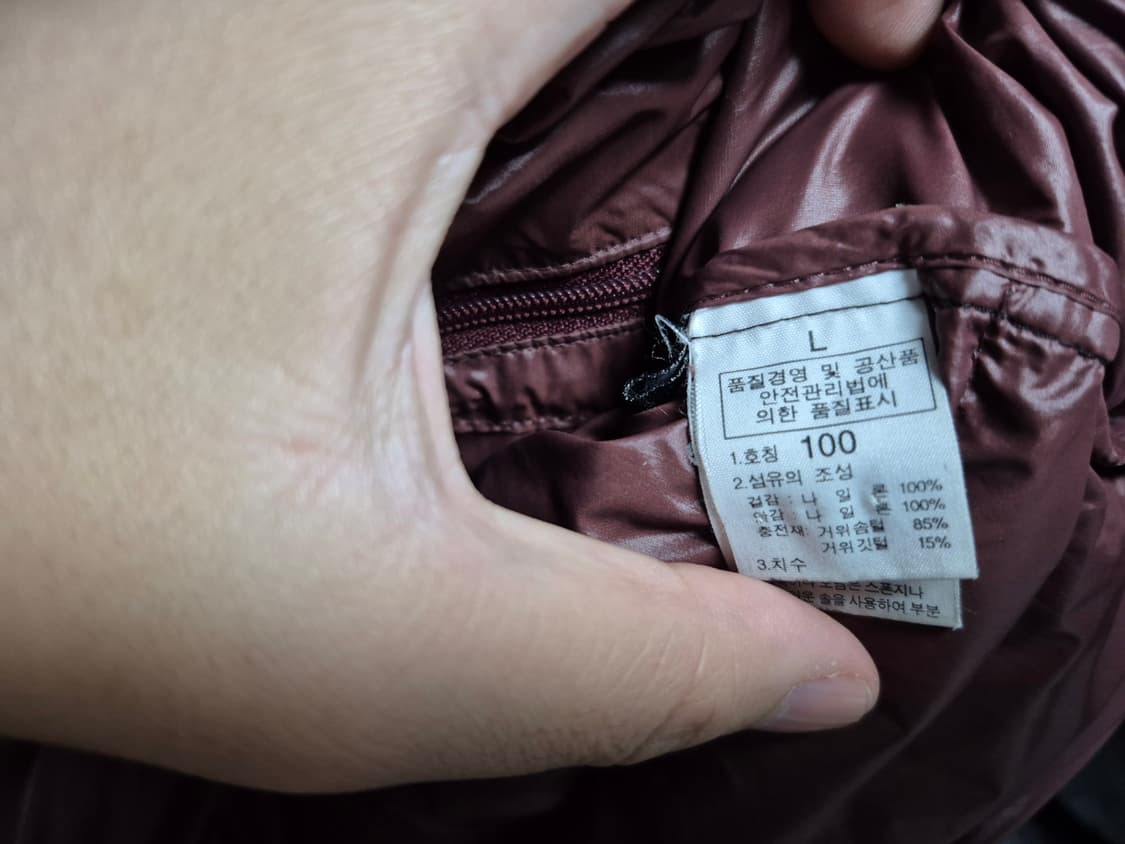 노스페이스 정품 구스패딩 100사이즈 팝니다 상품이미지2