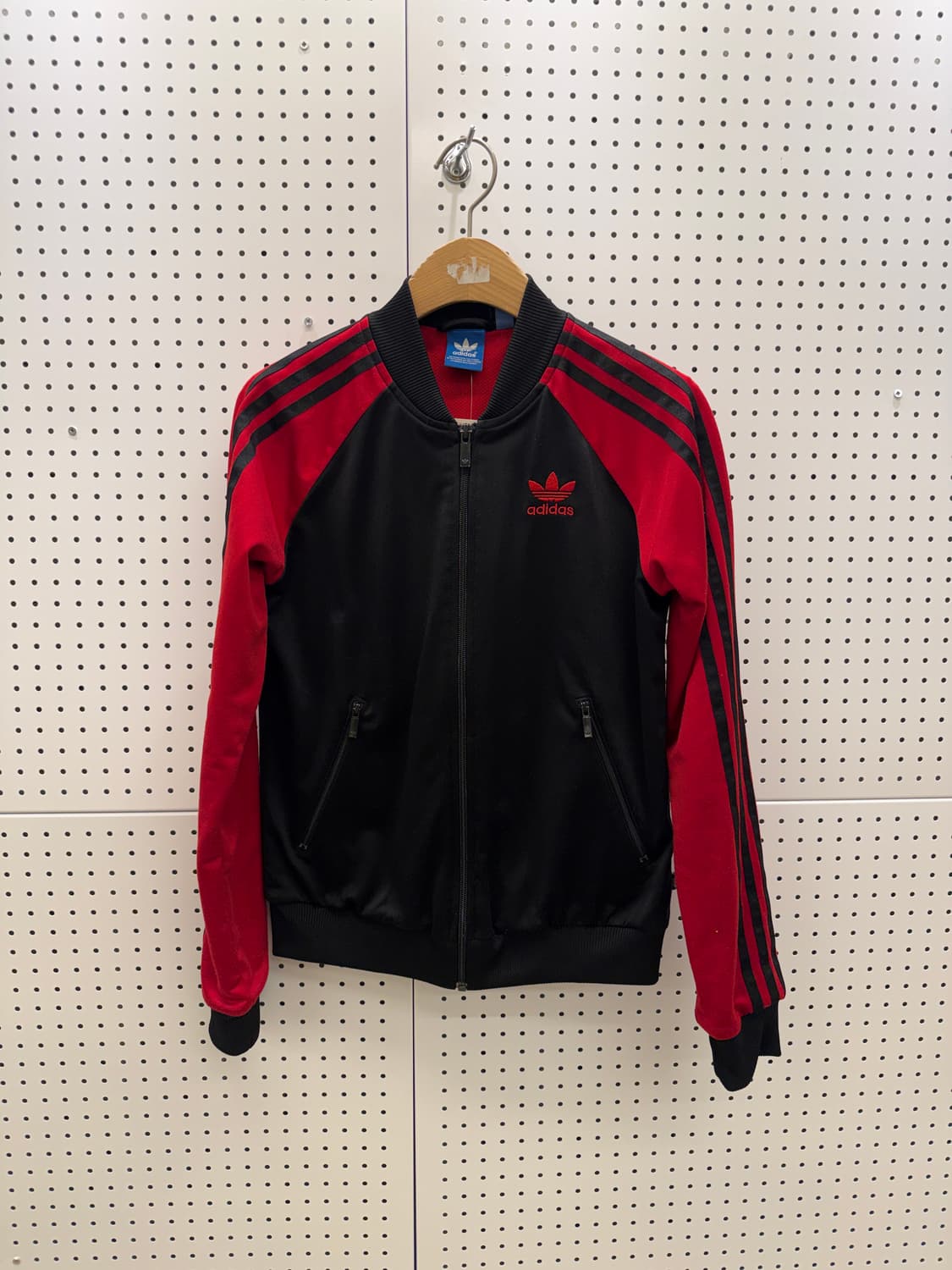 아디다스 오리지널 트랙 자켓 레드 블랙 U1135 상품이미지2