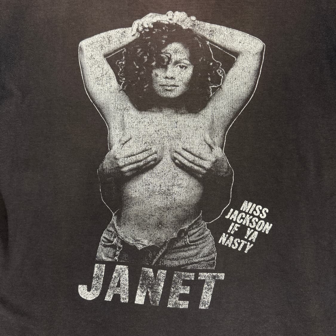 빈티지 90s Janet Jackson 자넷잭슨 너티바이네이처 티셔츠 상품이미지3