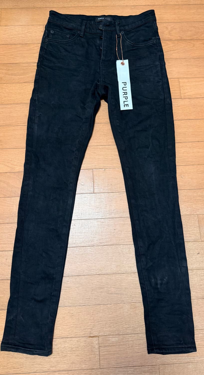 퍼플브랜드 청바지(퍼플진)Purple Brand 블랙 데님 청바지 상품이미지1