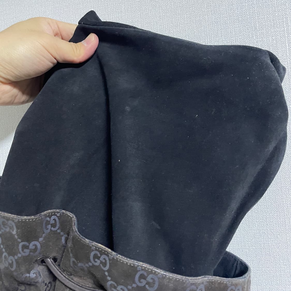 빈티지 구찌 GG로고 스웨이드 숄더&토트백 상품이미지3