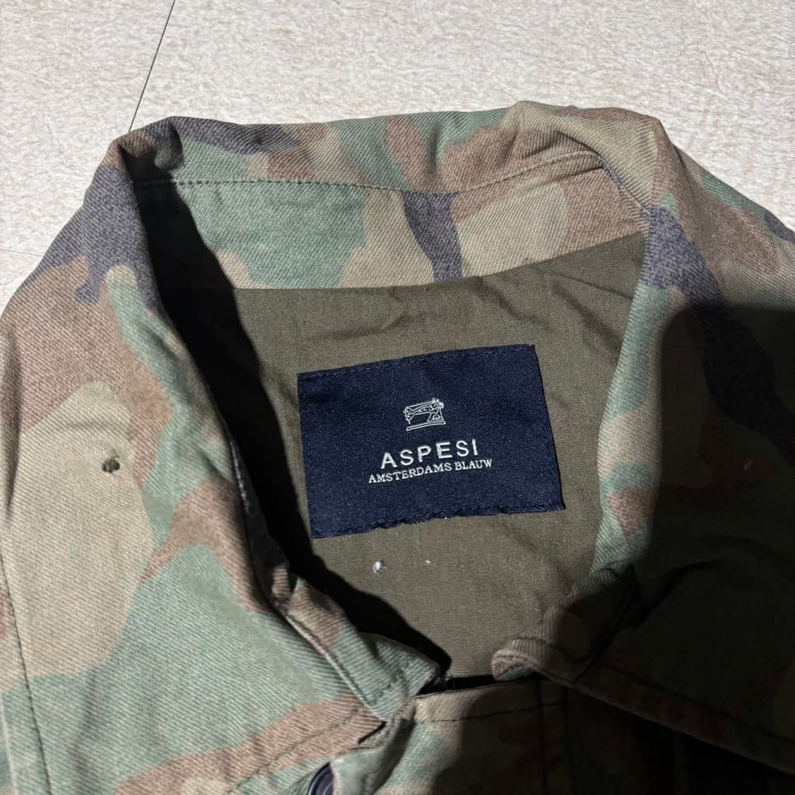 아스페시 카모 더티 페이드 필드 자켓 상품이미지4