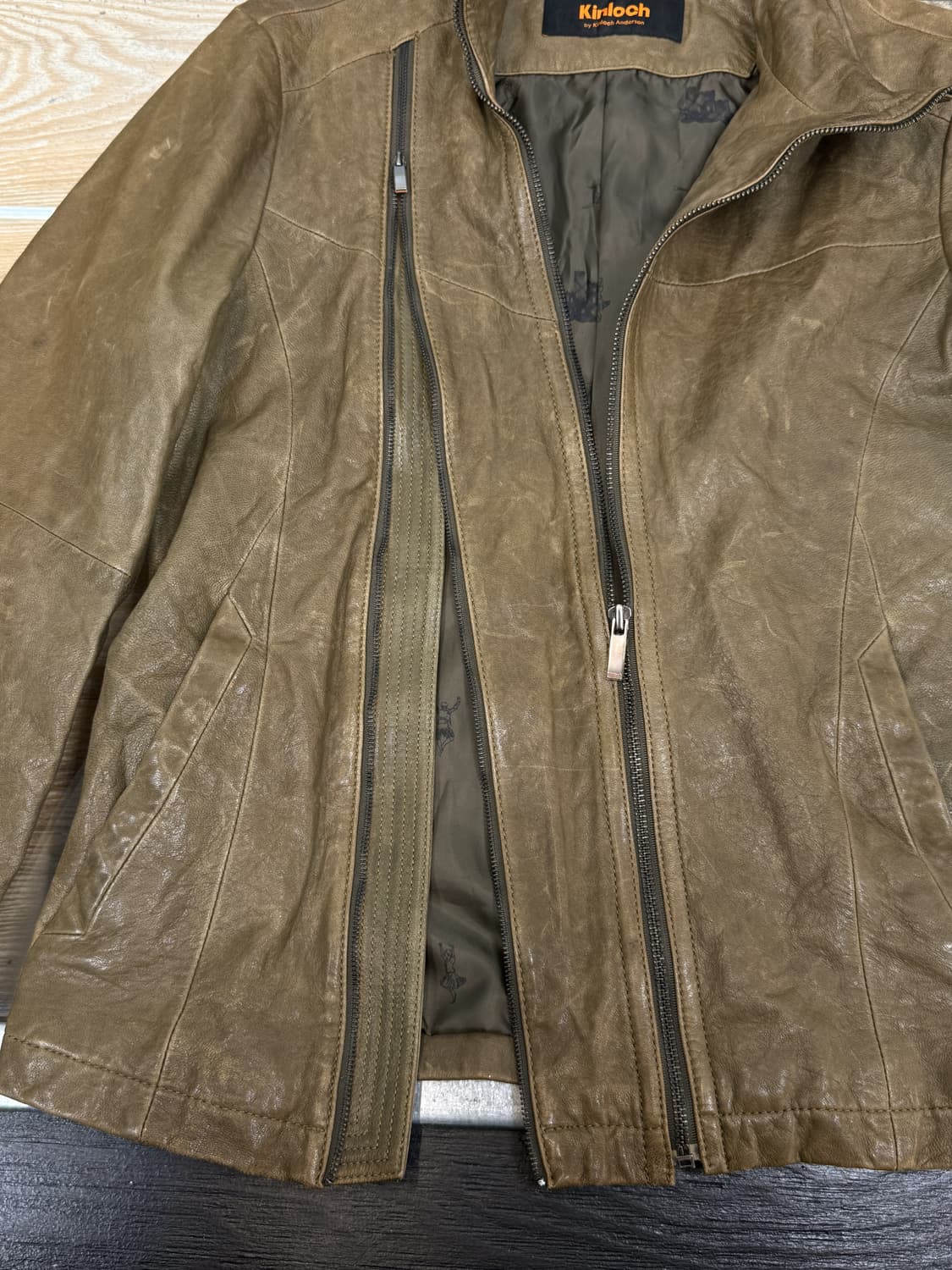 킨록 앤더슨 어시매트릭 램 레더 자켓 상품이미지6