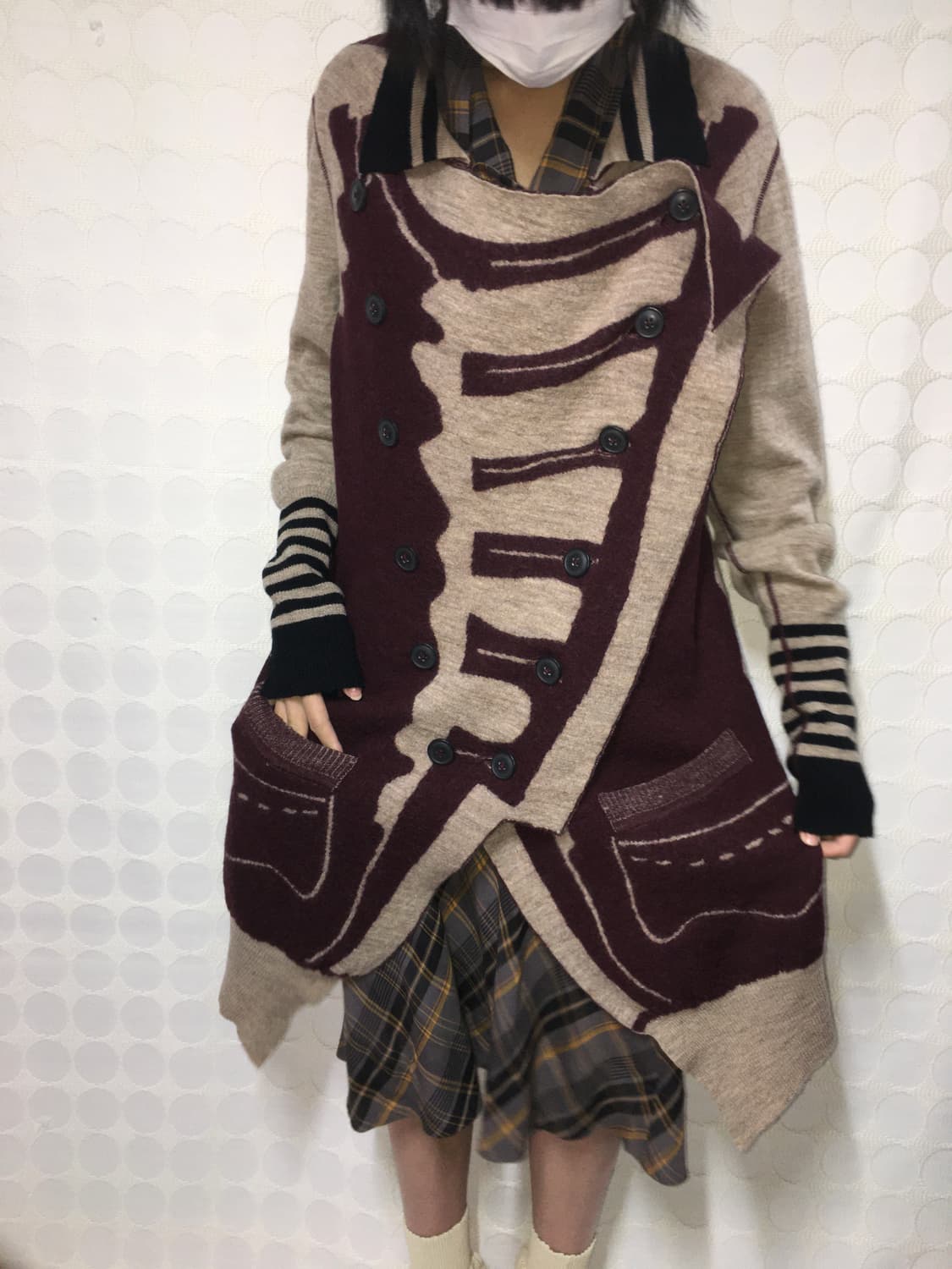 vivienne westwood 나폴레옹 니트 프린트 가디건 상품이미지2