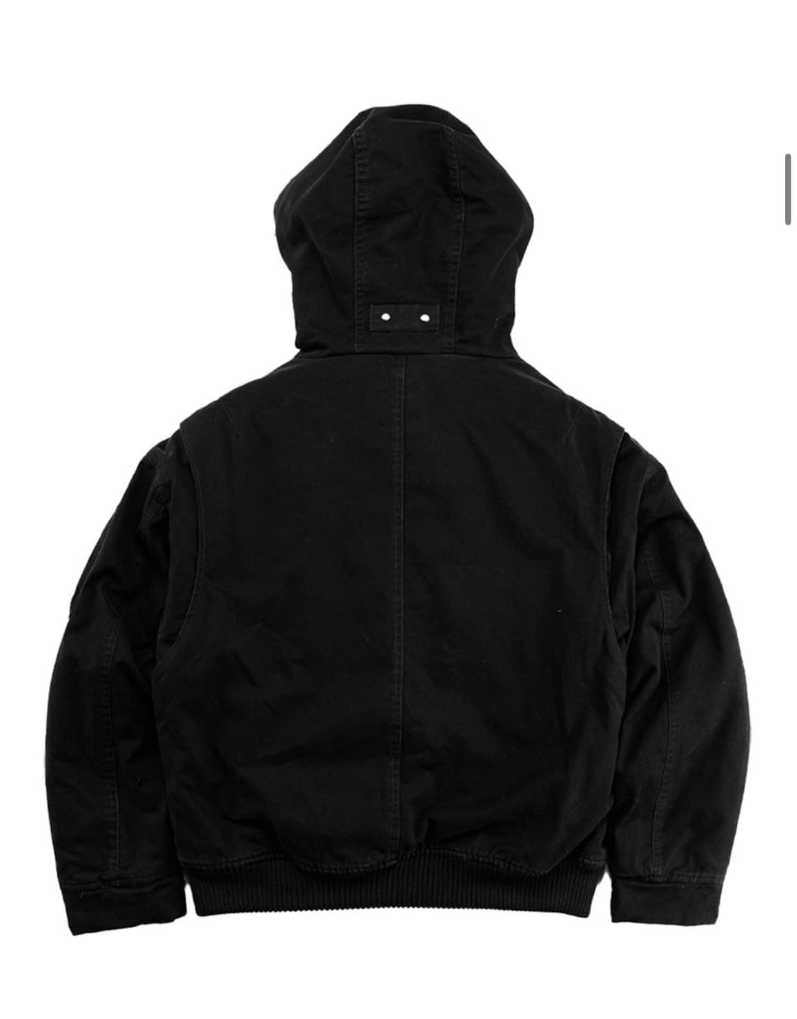 세인트페인 후드 퍼 점퍼 블랙 (새상품) 상품이미지2