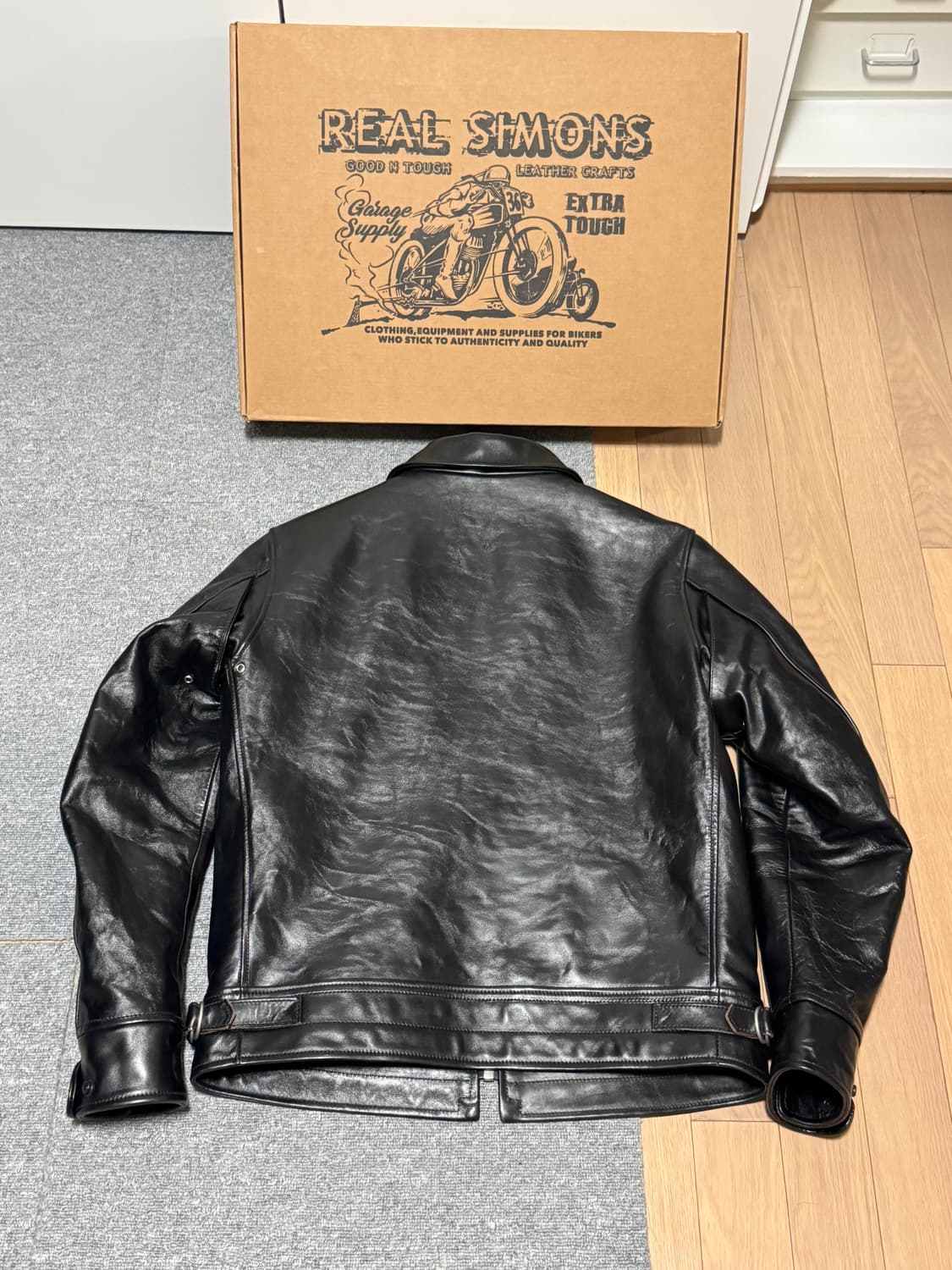 리얼시몬스 중홀랜드 홀스하이드 레더자켓 L 상품이미지6