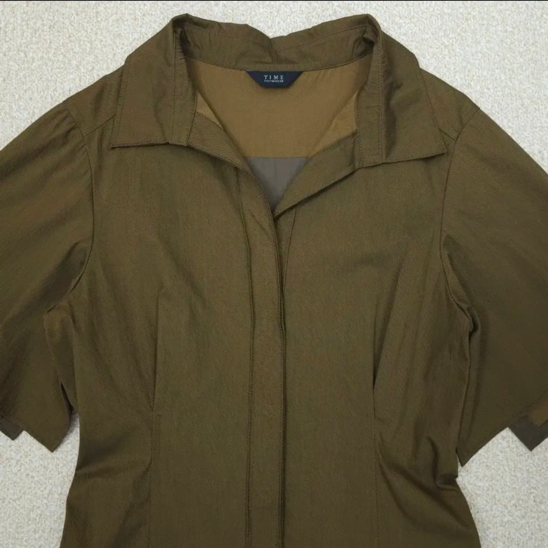 (66)한섬 타임 카라 반팔 원피스 상품이미지4