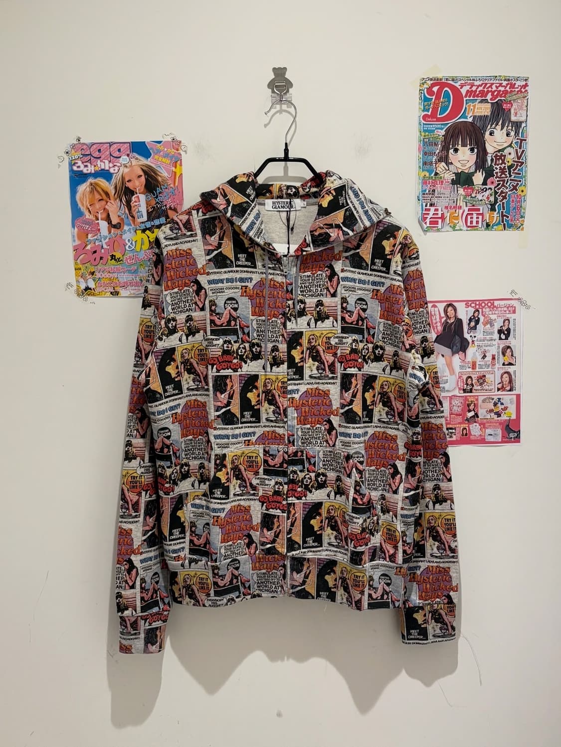 Hysteric Glamour News Hooded Zip-Up 상품이미지1